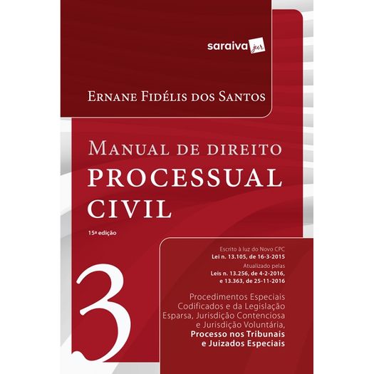 Manual de Direito Processual Civil - Vol 3 - Saraiva