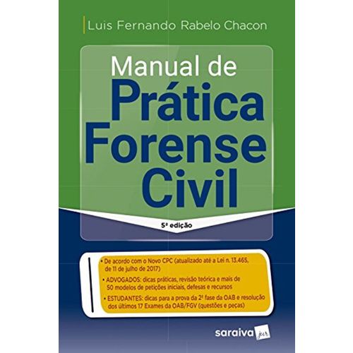 Manual de Prática Forense Civil - 5ª Edição (2018)