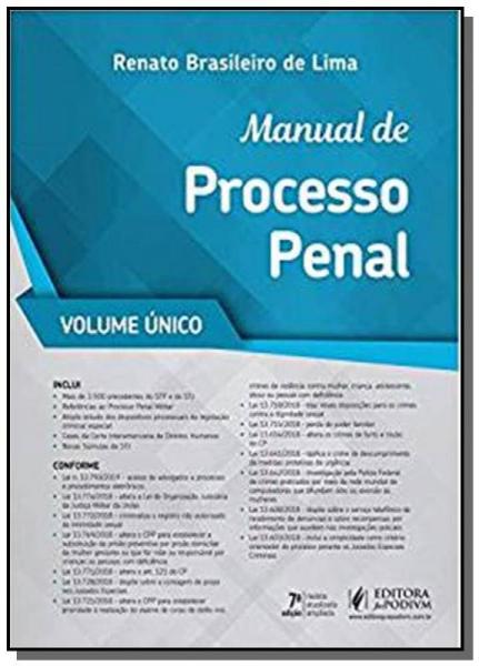 Manual de Processo Penal  01 - Juspodivm