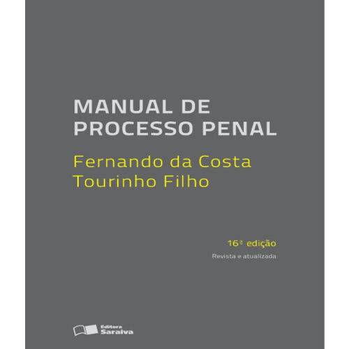 Manual de Processo Penal - 16 Ed