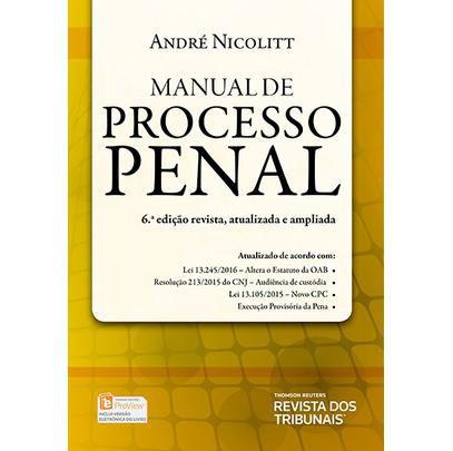 Manual de Processo Penal - 6ª Ed. 2016 - Rt