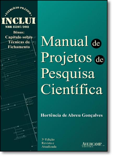 Manual de Projetos de Pesquisa Científica - Avercamp