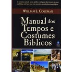 Manual Dos Tempos E Costumes Bíblicos