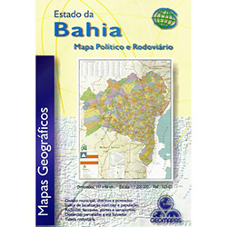 Mapa Bahia Político e Rodoviário - Geomapas