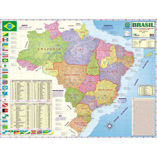 Mapa do Brasil Atualizado - ENROLADO