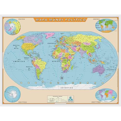 Tudo sobre 'Mapa Mundi Político - Geomapas'