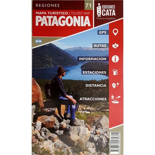 Mapa Rodoviário e Turístico Impresso Patagonia