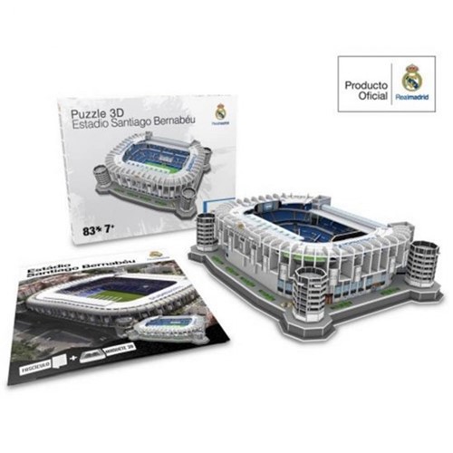 Maquete 3D Estádio S. Bernabéu Real Madrid P/ Montar Del Prado