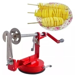 Máquina cortadora de batatas em espiral