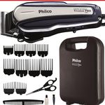 Máquina Cortar Cabelo Philco Profissional Titanium Pro 110v