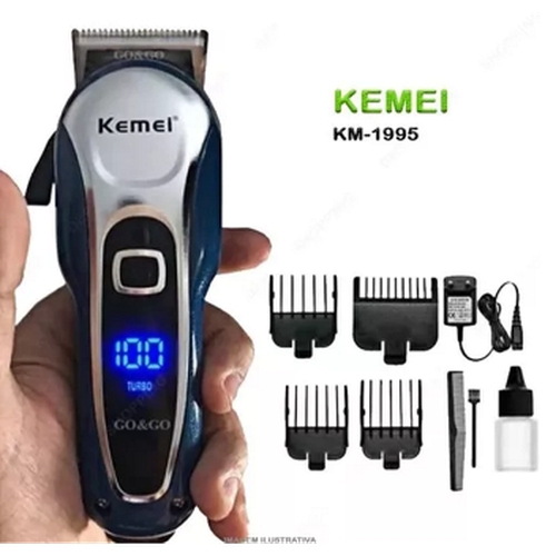 Maquina de Barbear Kemei Km-1995 - Bivolt