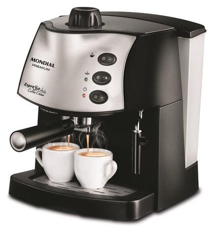 Máquina de Café Espresso Cappuccino Coffee Cream C-08 Mondial - 220V