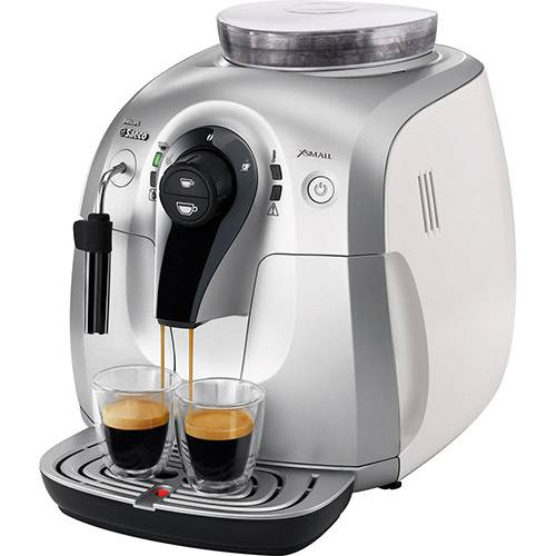 Máquina de Café Espresso Philips Saeco Xsmall White HD8745 220V