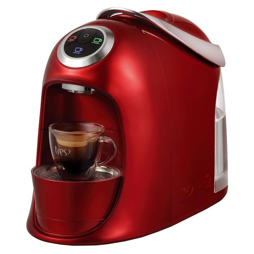 Máquina de Café Expresso e Multibebidas Automática TRES Versa - Vermelha