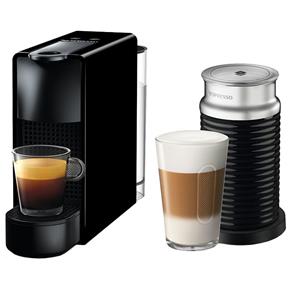 Máquina de Café Nespresso Essenza Mini C30 com Aeroccino e Kit Boas Vindas - Preta - 110V