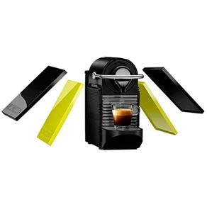 Máquina de Café Nespresso Pixie Clip Preto e Limão Neon com Desligamento Automático - 110V