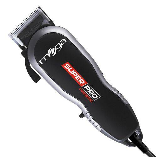 Máquina de Cortar Cabelo Super Pro Ceramic Turbo 9000 Mega