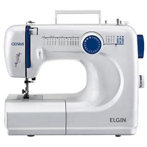 Máquina de Costura Elgin Portátil JX 4000 Genius Branca - 220V