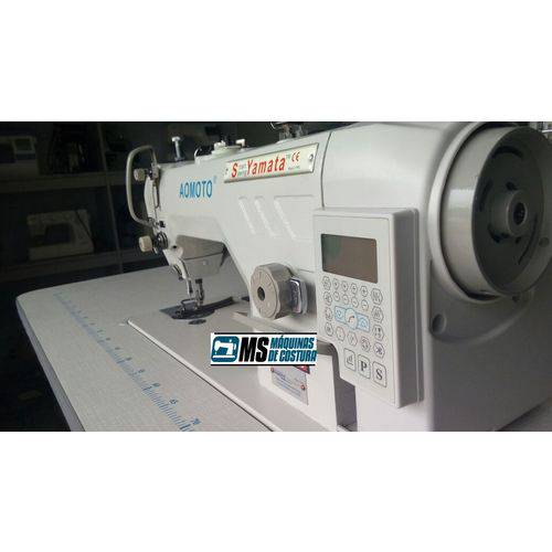 Máquina de Costura Industrial Reta Eletrônica C/ Corte de Linha - Yamata