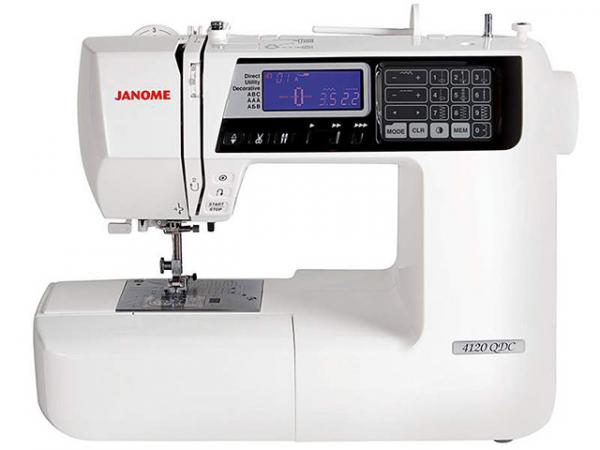 Máquina de Costura Janome 4120QDC Eletrônica - 120 Ponto Mesa Extensora