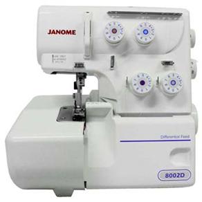 Máquina de Costura Janome Overlock 8002D - Branca - 110v