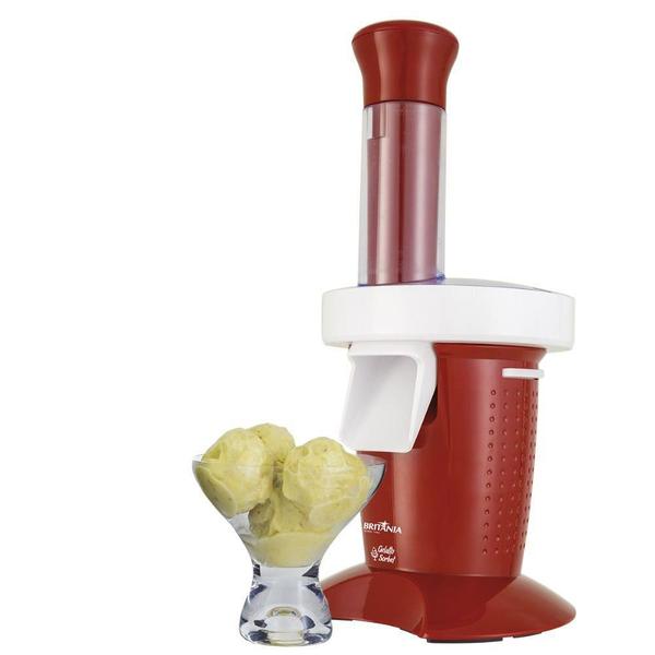 Máquina de Fazer Sorvete Britânia Gelatto Sorbet BMS01V, Vermelho - 110V