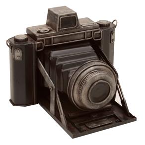 Máquina Fotográfica Decorativa BTC em Metal - DR0058