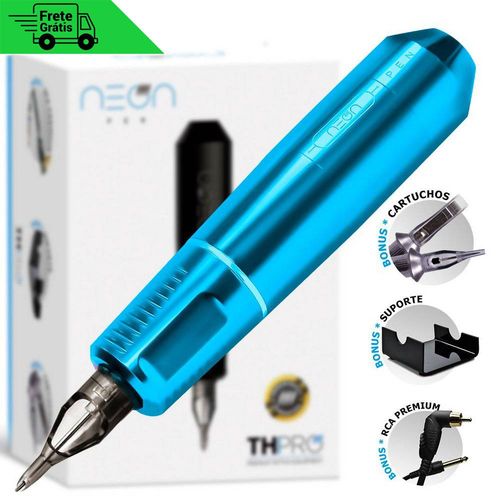 Tudo sobre 'Máquina Rotativa Neon Pen Th Pro - Azul Céu'