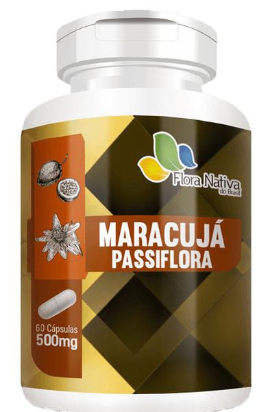 Maracujá Passiflora 60 Cápsulas 500mg - Flora Nativa