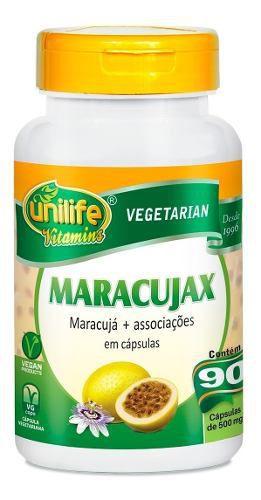 Maracujax 500mg Calmante Natural 90 Cápsulas - Unilife