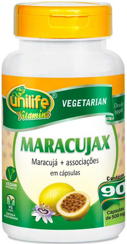 Maracujax Maracujá + Associações Unilife 90 Cápsulas