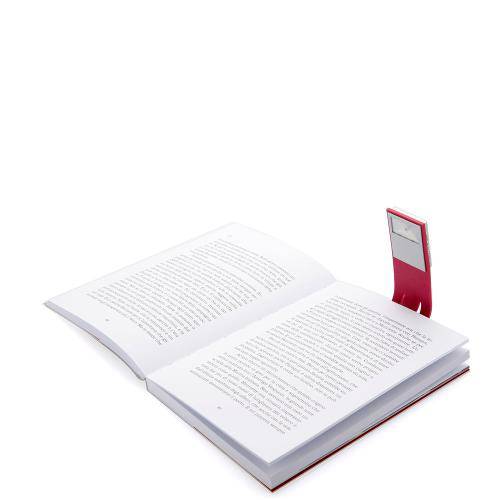 Marcador de Livro Led Booklight Silicone Rosa 20cm