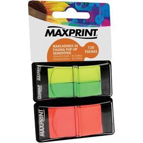 Marcador de Página Pop-Up 130 Folhas 3 Cores Maxprint