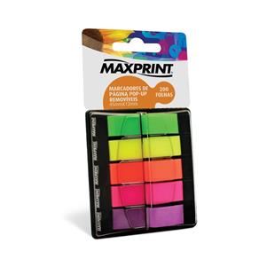 Marcador de Página Sortidos C/200 Fls - Maxprint
