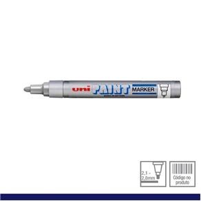 Marcador Permanente Uni Paint Marker Px20 Prata Uniball