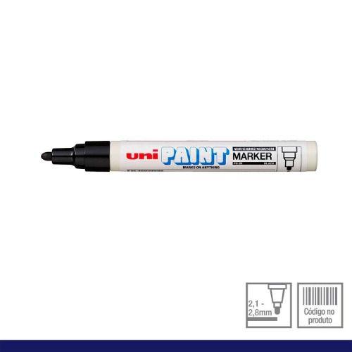 Marcador Permanente Uni Paint Marker Px20 Preto Uniball