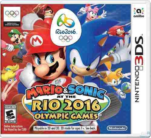 Mario & Sonic At The Rio 2016 Olympic Games 3ds Lacrado