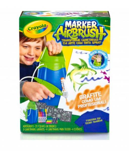 Marker Air Brush Azul - Crayola