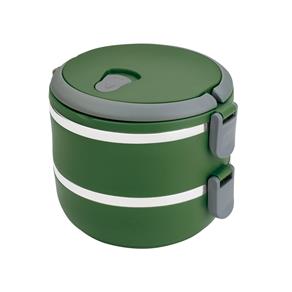 Marmita Euro Home Lunch Box em Plástico e Aço Inox - Verde