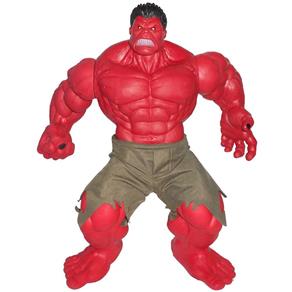 Marvel-Boneco Gigante Hulk Vermelho Premium Mimo 0458