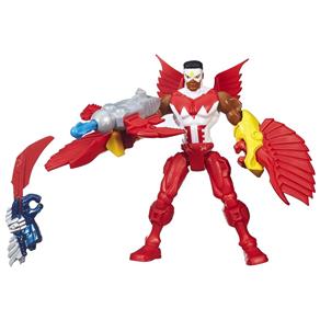 Marvel - Boneco Super Hero Mashers Battle Falcon - Hasbro