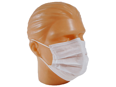 Máscara Cirúrgica Descartável Descarpack Tripla com Elástico 50un