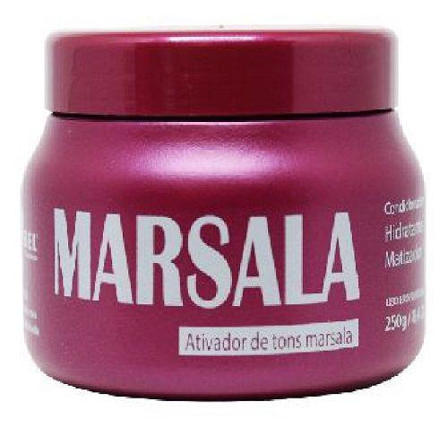 Máscara Condicionador Matizadora Marsala Mairibel 250g