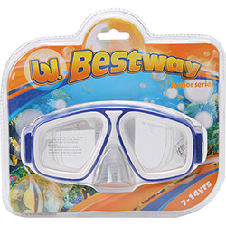Tudo sobre 'Máscara de Natação Juvenil Seascape Dive Mask 22025 Azul - Bestway'