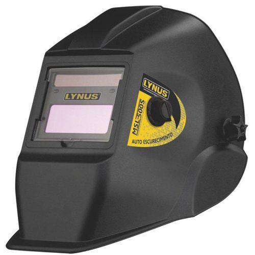 Máscara de Proteção Facial Lynus, para Solda, Visor Automático, MSL-500S