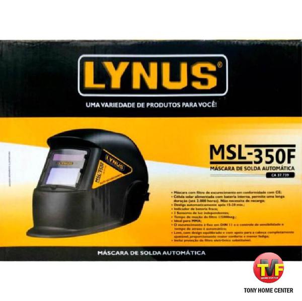 Mascara de Solda Lynus Automática MSL-3500