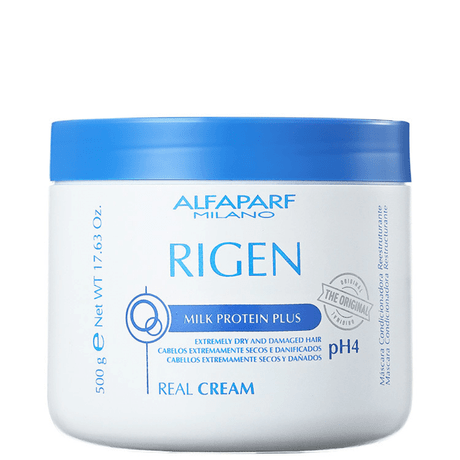Máscara de Tratamento Alfaparf Rigen Milk Protein Plus Real Cream PH4 – 500g