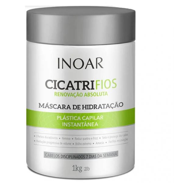 Máscara de Tratamento Profissional Inoar CicatriFios 1kg - 1 Unidade