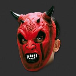 Máscara Diabo Terror Fantasia Carnaval Cosplay Látex Spook