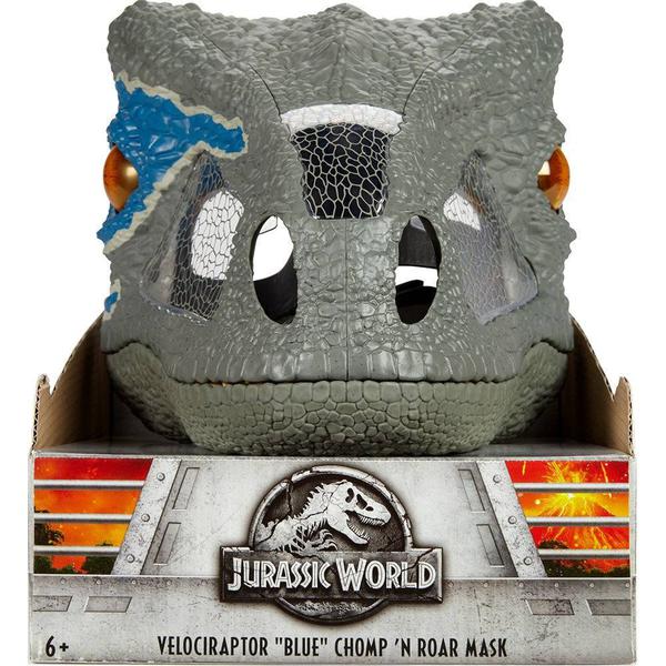 Mascara Eletronica Jurassic World Raptor Fmb74 Mattel